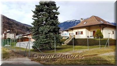 Ecoinox instalaci� verd ocultaci� Suissa