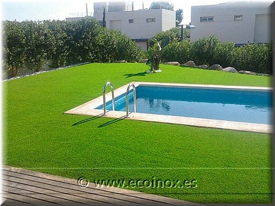 Gespa artificial piscines