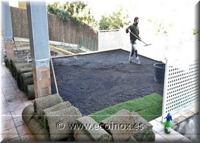 Preparació del terreny.