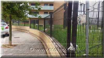 Obra realitzada panell rígid a St. Gregori, Girona.