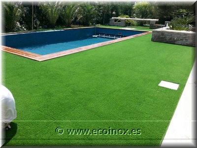 Gespa artificial en nou xalet