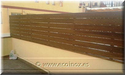 TANCA DE LLISTONS DE FUSTA 