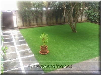 Ecoinox, instalación cesped artificial Gregal