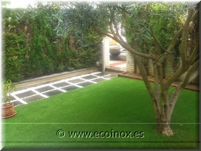 Instalación cesped artificial Gregal. Girona