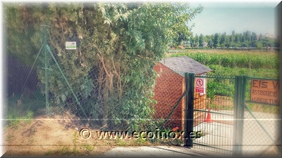 instal·lació de simple torsió plastificat en verd Ecoinox