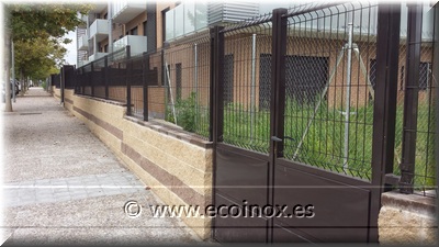 Obra realitzada panell rígid a St. Gregori, Girona.