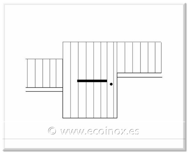 Portes de fusta llistons